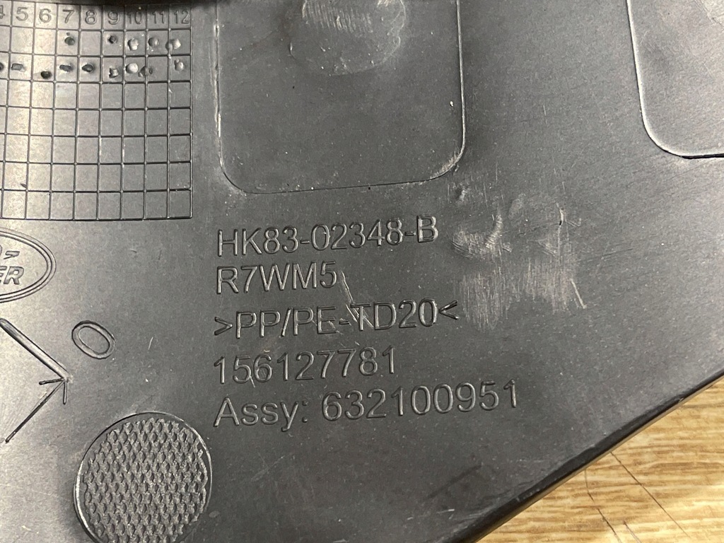 фото №6, Защита нижний стойка правая jaguar f-pace x761 range l560 оригинальный номер hk83-02348-b