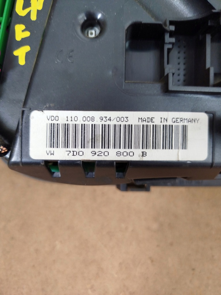 фото №4, Счетчик спидометр volkswagen transporter t4 lift