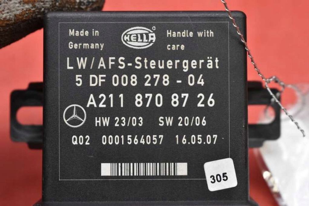 фото №7, Блок керування модуль світла a2118708726 mercedes r-klasa w251 3.0 cdi 224 km