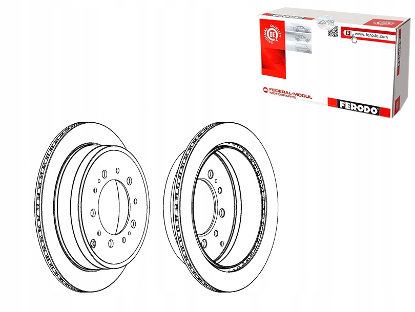фото №1, Гальмівні диски гальмівні 2szt. задня lexus lx toyota land cruiser 100 land