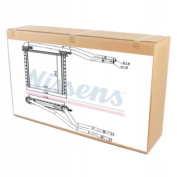 фото №1, Nissens 73991 теплообмінник тепла, обігрівач салону