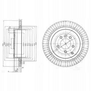 фото №3, Тормозные диски тормозные колодки задняя delphi land rover range sport i