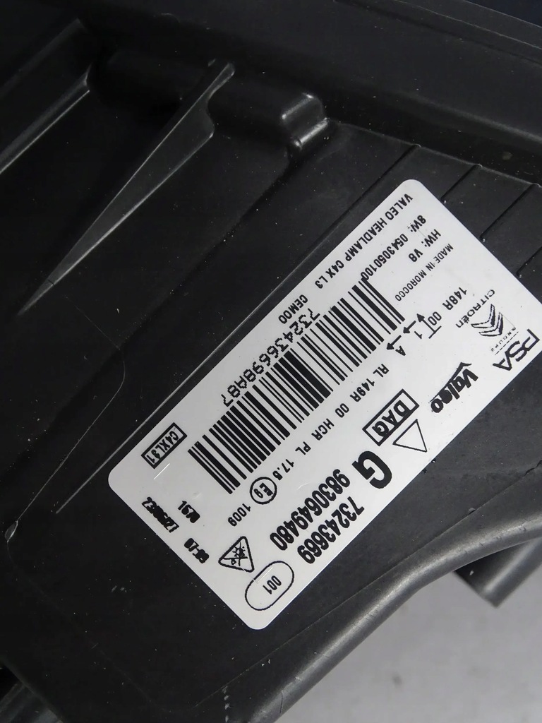 фото №9, Лампа перед передняя левая citroen c4 iii 3