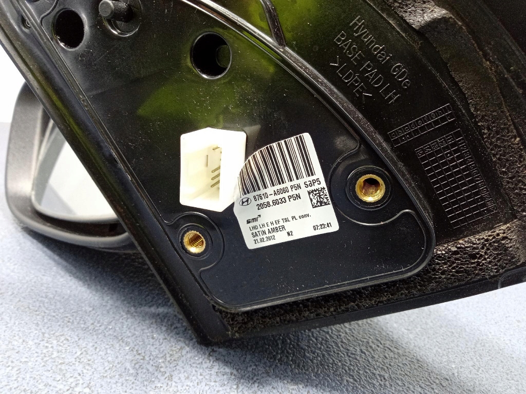 фото №11, Hyundai i30 ii gd 12- дзеркало ліва eu p5n satin бурштиновий