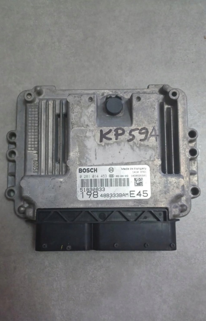 фото №1, Бортовий комп'ютер 0281014453 51830833 fiat 1.6 jtd