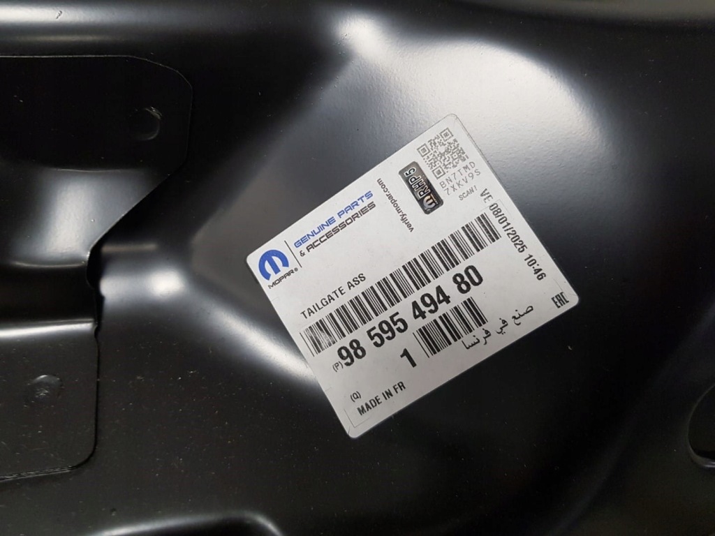 фото №10, Nowa кришка багажника багажника combo e berlingo iv partner 4 rifter proace city 18-25