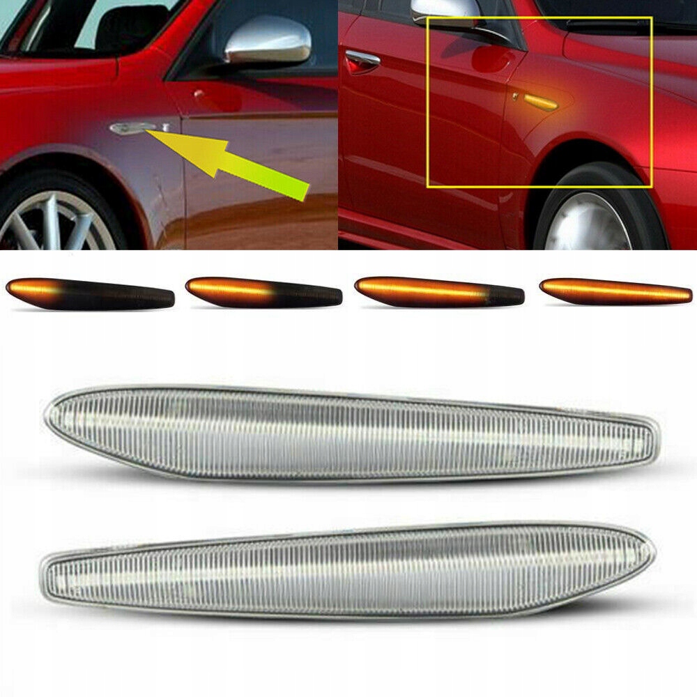 фото №1, Led dynamic поворотники alfa romeo brera 2005-2011 spider 2006-2011