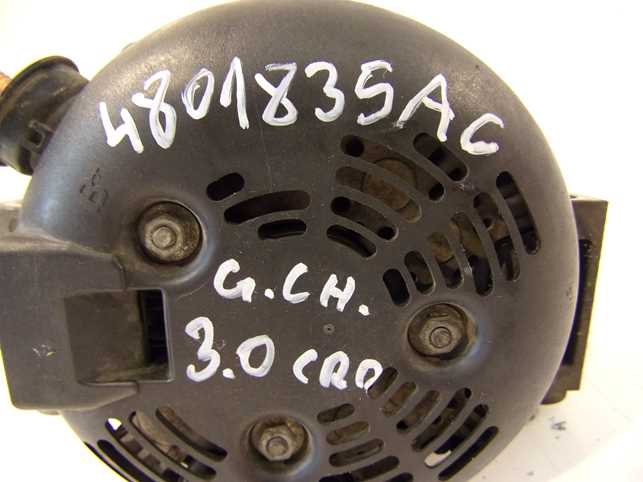 фото №5, Jeep grand cherokee wk2 3.0 генератор p04801835ac