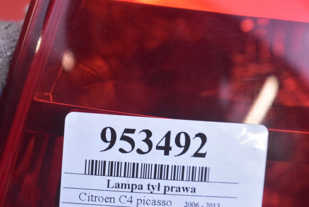 фото №10, Лампа права задня задня 9653547480 citroen c4 picasso 1 i 06-13