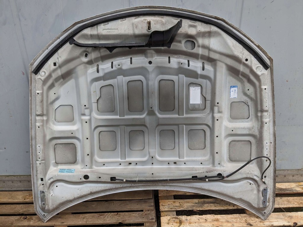 фото №10, Капот кришка двигуна колір: 37j білий перламутр subaru impreza gh 07-11r