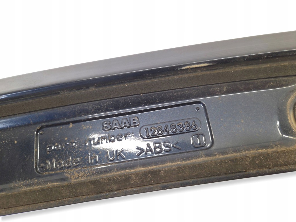 Спойлер спойлер задній кришки saab 93 9-3 ii кабріолет  03- 12848386 колір 290 Зі Шроту