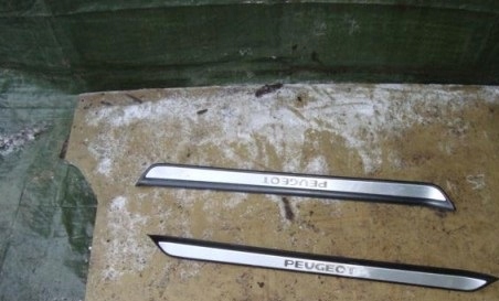 фото №1, Peugeot 607 lift молдинг порог правая левая хром