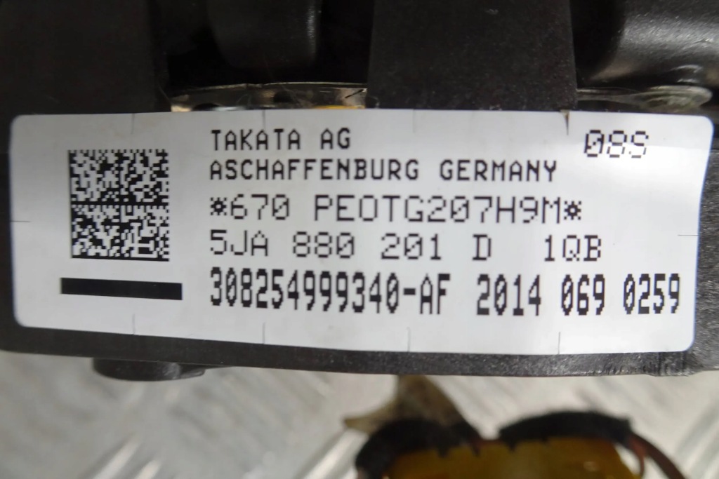 фото №3, Skoda rapid - подушка водителя 5ja880201d