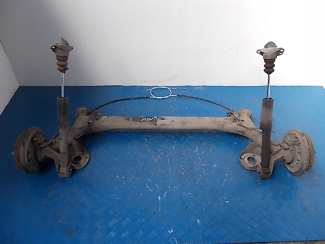 фото №1, Skoda fabia ii хэтчбек задняя балка oś abs тормозные барабаны