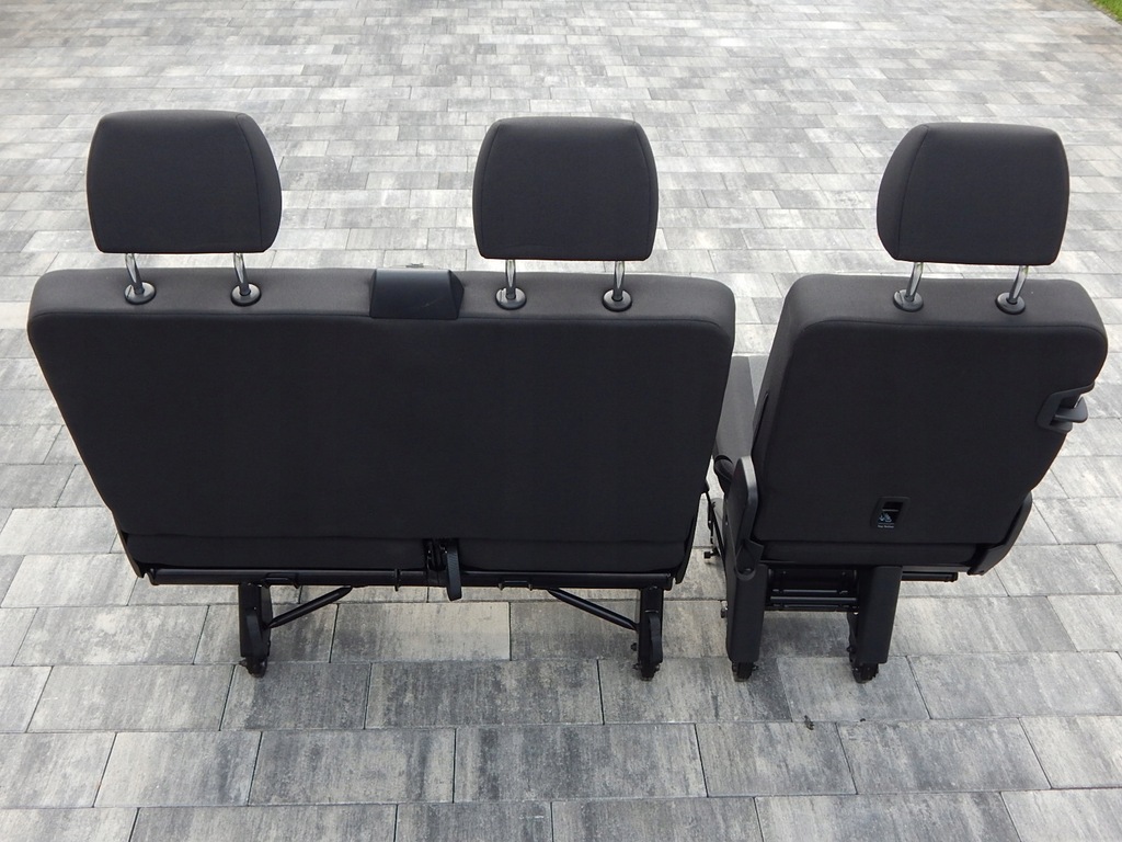 фото №8, Vw t6 t5 lift transporter caravelle сидіння сидіння заднє сидіння підставка для сидіння задня austin