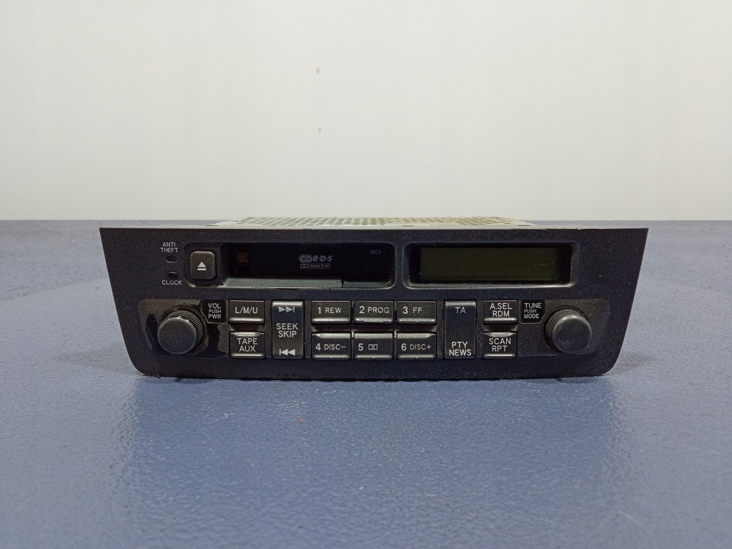 фото №1, Honda civic vii радіо заводський oem касети 39100-s6a-g300