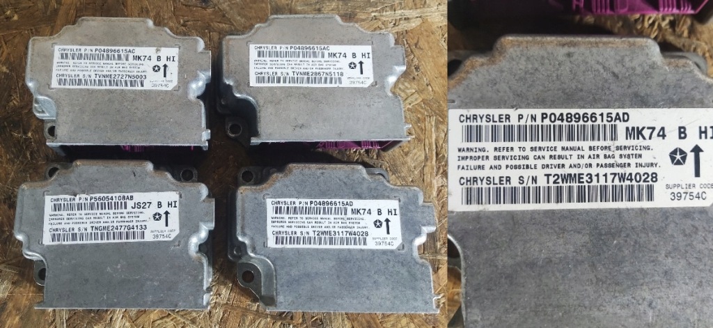 фото №1, Модуль подушка безопасности dodge chrysler jeep p04896615ad