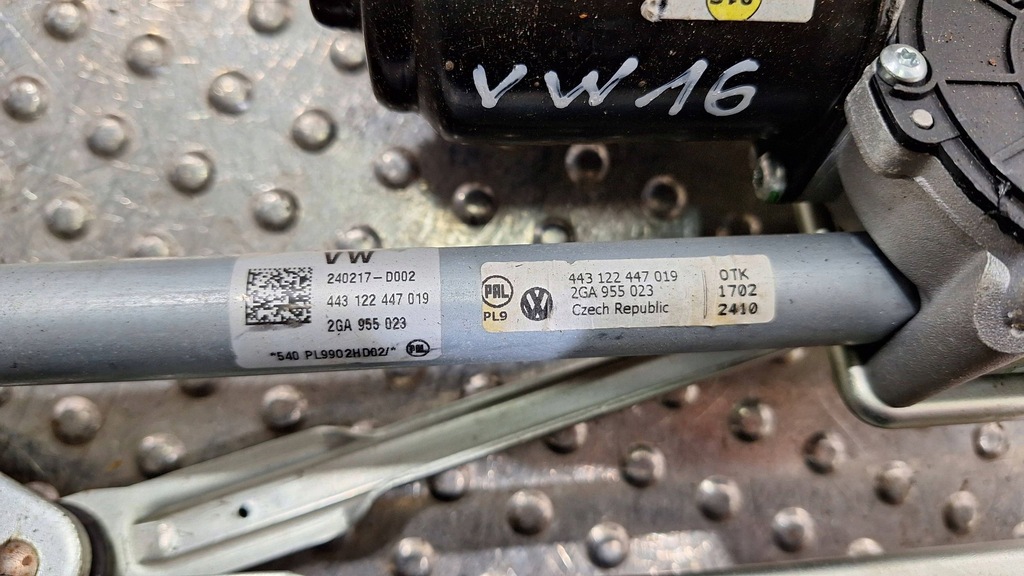 фото №7, Механизм дворник перед 2ga955023 2ga955113 vw t-roc 2ga europa