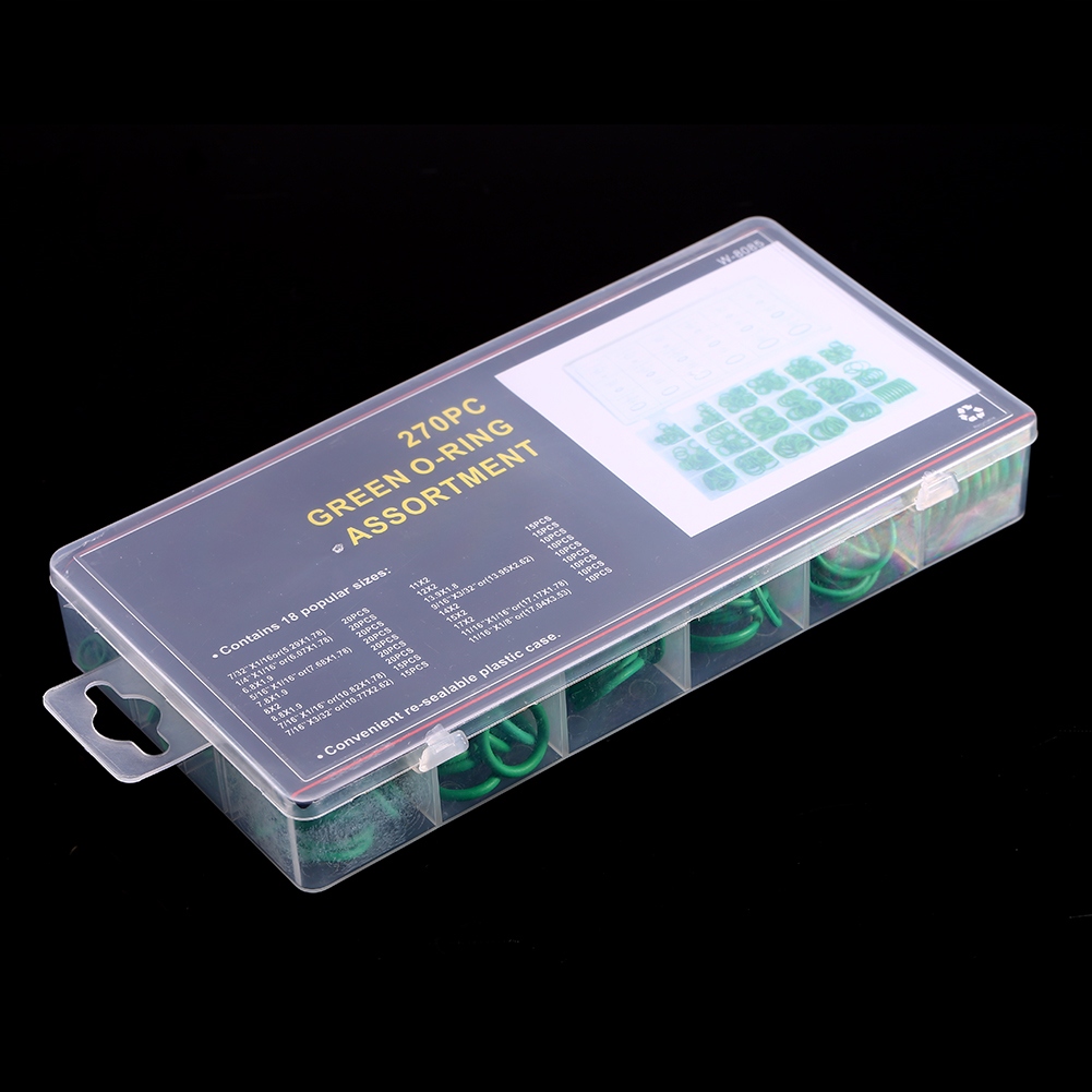 Уплотнительное кольцо слива форсунки 18 rozmiarów 270szt Доставка