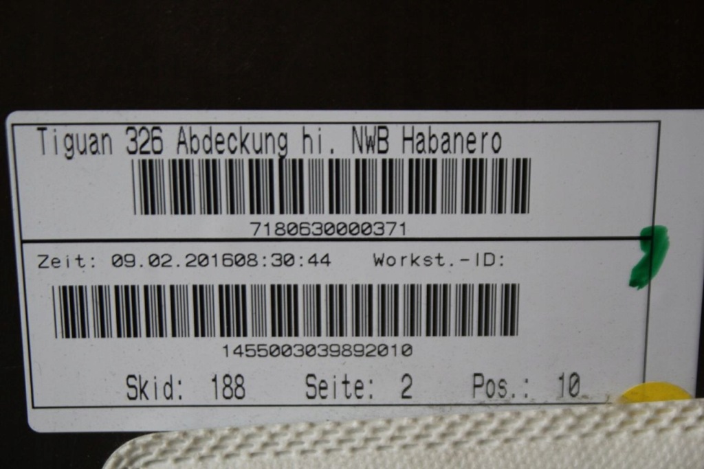 фото №16, Бампер задняя vw tiguan 15+ hebanero orange