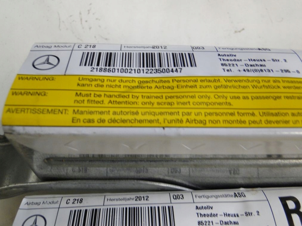 фото №6, Mercedes cls w218 подушка боковая подушка безопасности w сиденье