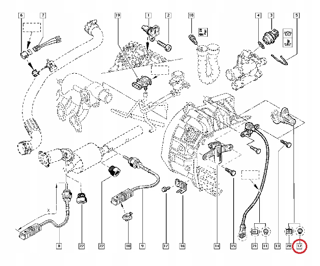 фото №5, Датчик положення вала renault 1.9 dci dti f9q