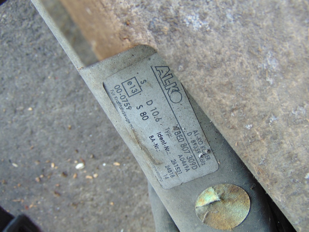 фото №7, Audi a4 b6 b7 kombi sedan hak буксировочный wpinany съемный alko модуль