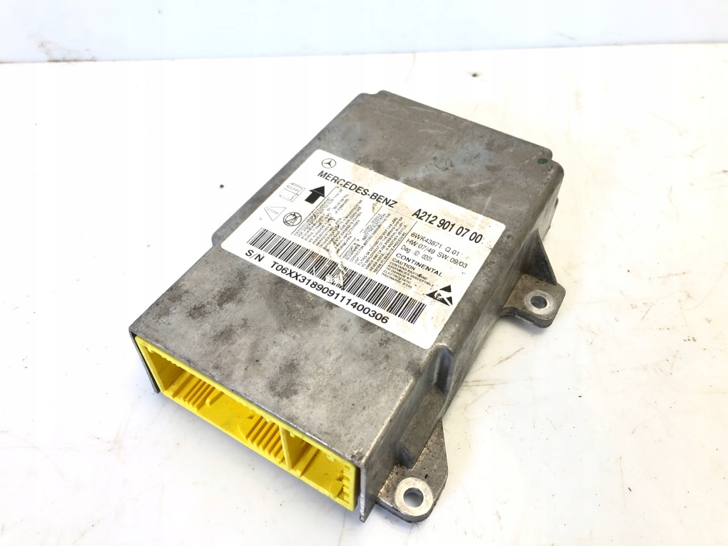 фото №1, Mercedes w212 модуль датчик подушек a2129010700