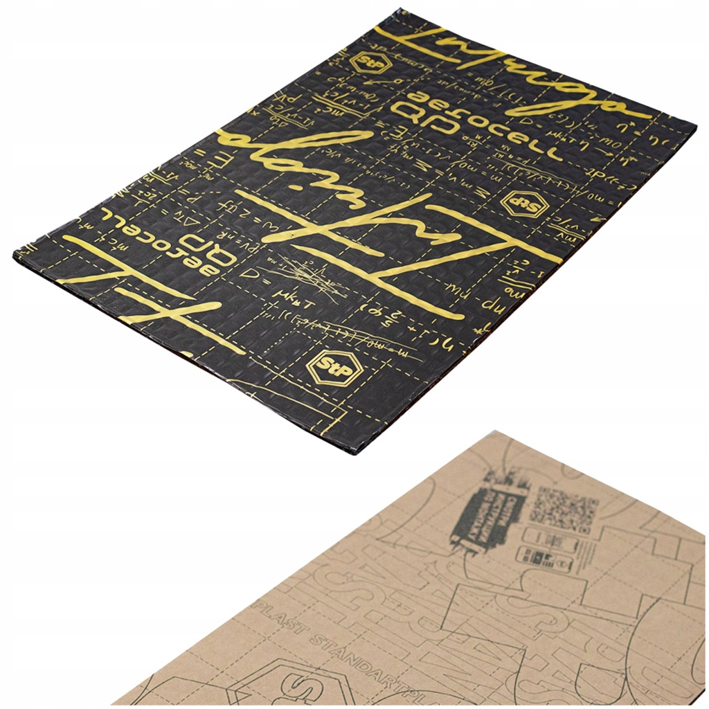 Мат шумоізоляційна stp aerocell intrigo 6mm 50x32cm ізоляція hałasu з klejem Зі Шроту