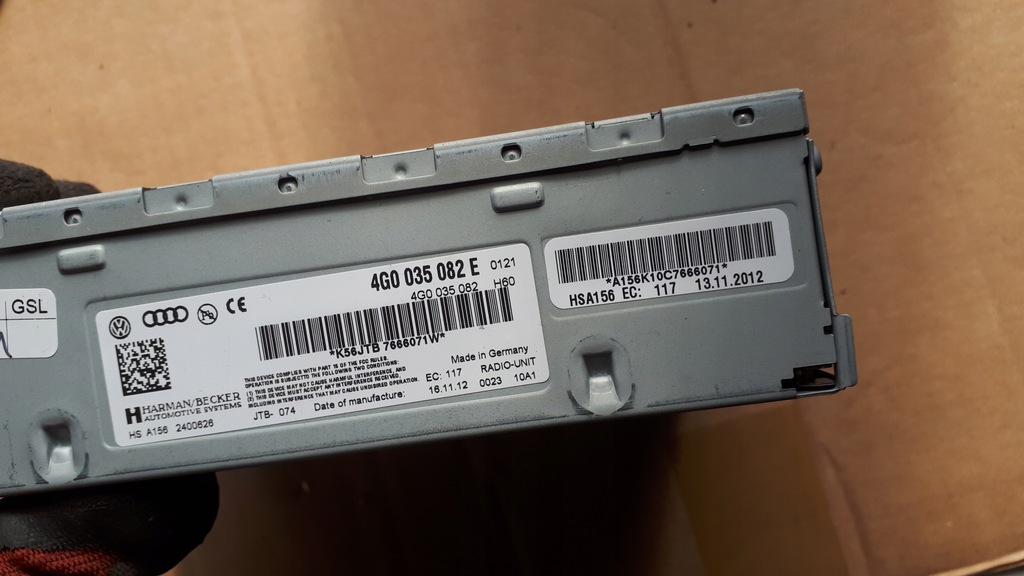 фото №6, S4 b8 a4 модуль тюнер радіо 4g0035082e a5 s5 a6