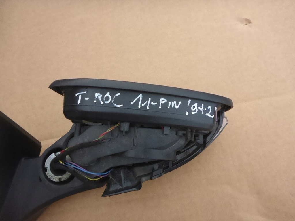 фото №5, Vw t-roc дзеркало ліва 11-pin 9+2 оригінал euro