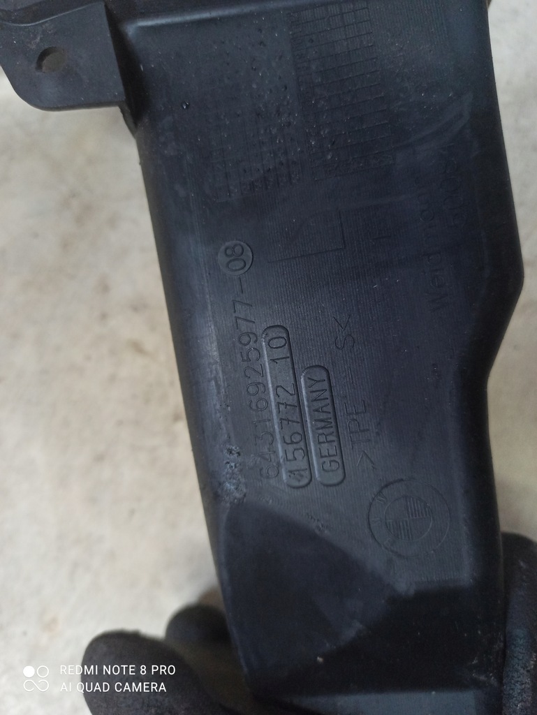 фото №8, Злив wody жабо лівий правий пара bmw 1 e87 e81 6925977 6925978