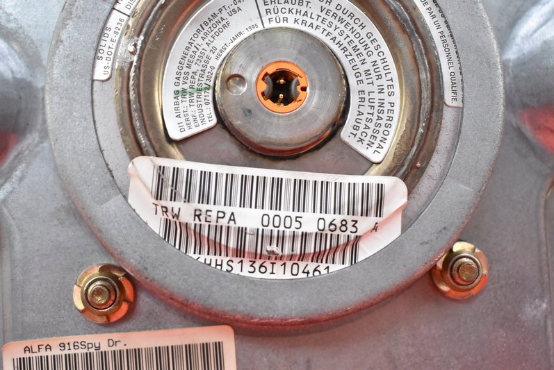 фото №8, Подушка безопасности подушка воздушная водителя 152642080 alfa romeo gtv 95-06