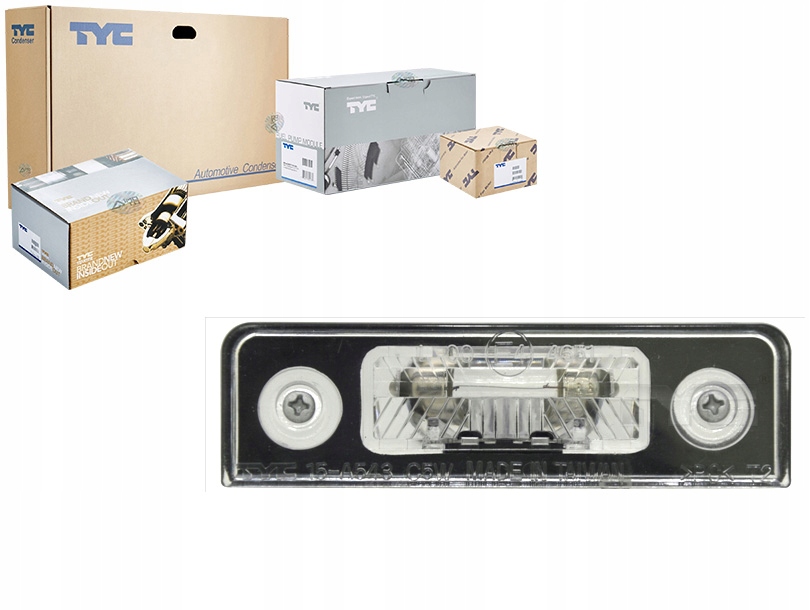 фото №1, Лампа освітлення номерного знака rej c5w skoda octavia ii roomster