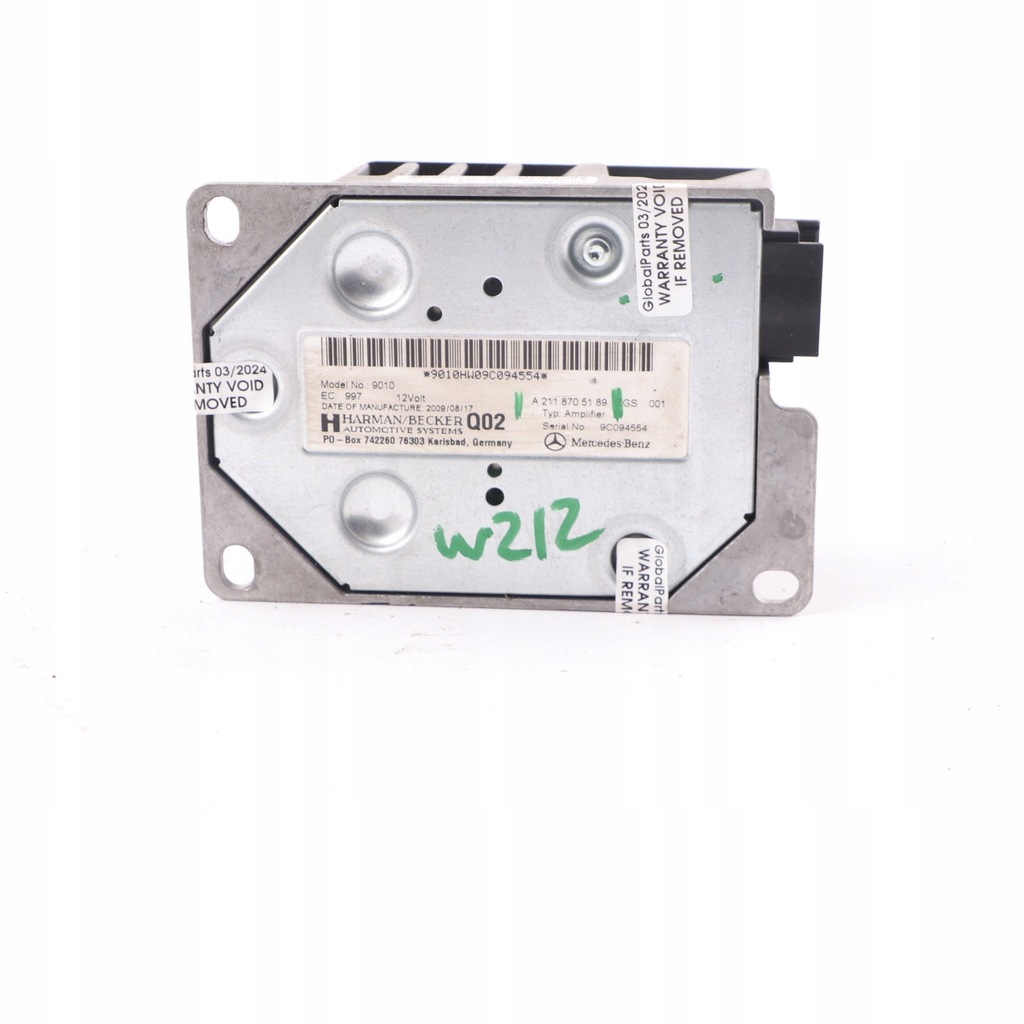 фото №9, Mercedes w204 w211 w212 c219 усилитель радио harman becker amp a2118705189