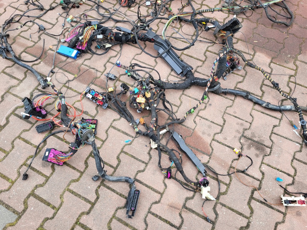 фото №4, Джгут електропроводка салону vw transporter t5 кондиціонер webasto електрика navi