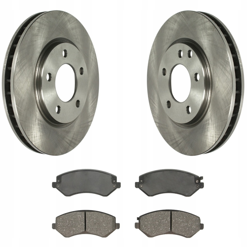 фото №1, Тормозные диски + тормозные колодки перед chrysler voyager iv 2000-