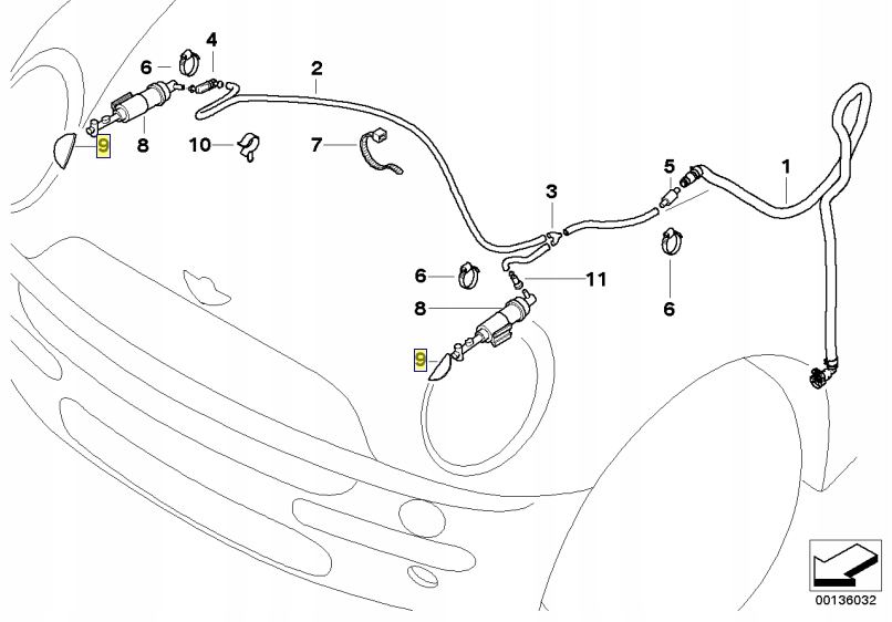 фото №2, Mini ліва заглушка розпилювача хром r50 r52 r53
