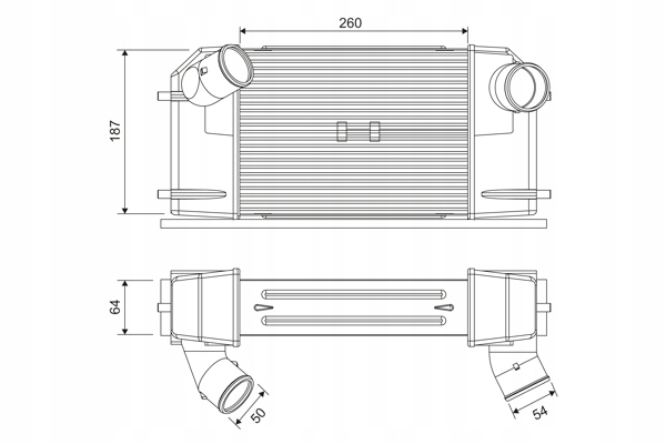 Valeo 818826 радиатор воздуха наддувочный Цена