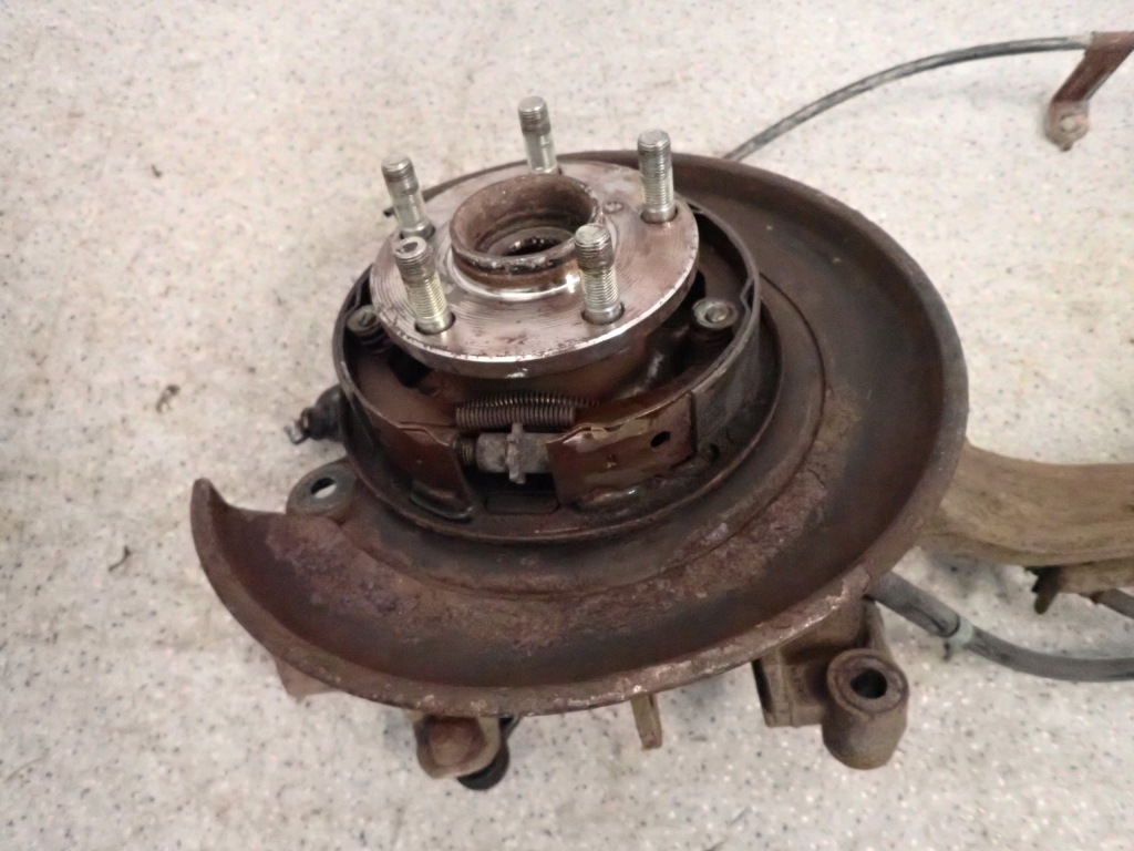 фото №3, Legacy outback 03- рычаг задний левый ступица поворотный кулак