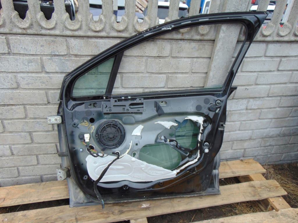 фото №14, Дверь правый перед citroen c4 ii чёрные ktv