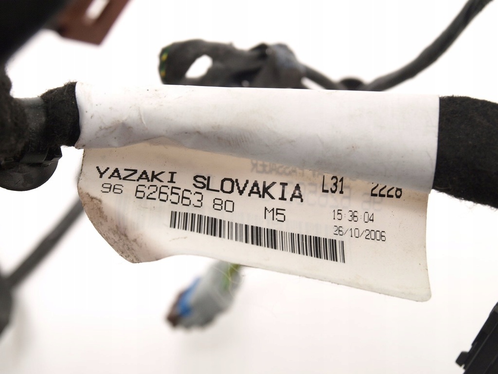 фото №8, Peugeot 207 джгут електропроводка двері 9662656380, 626563, 9662656380m5