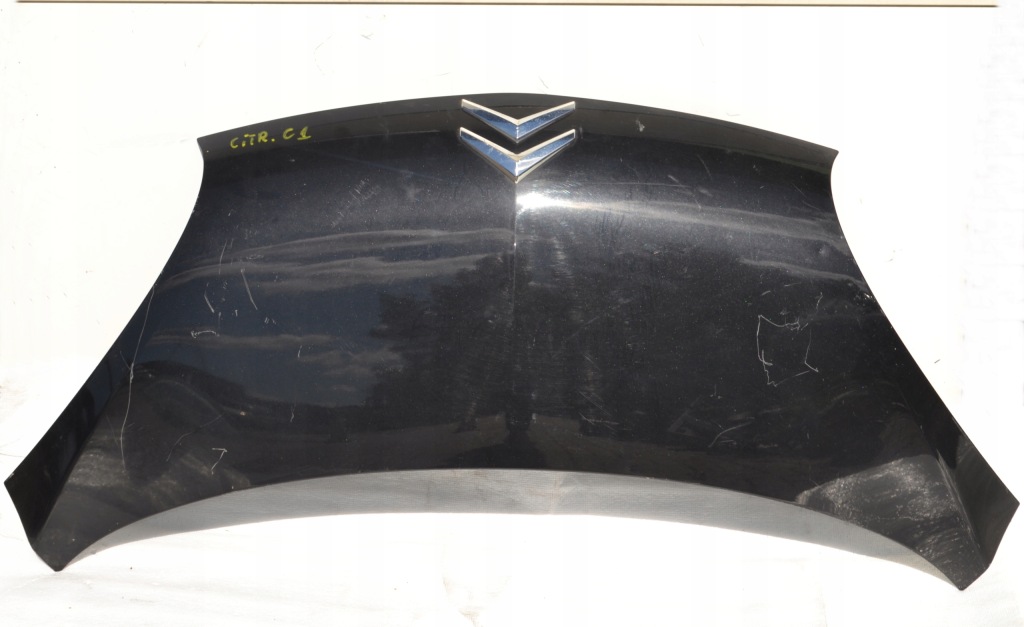 фото №1, Citroen c1 2005-12 капот + значок ładna czarna
