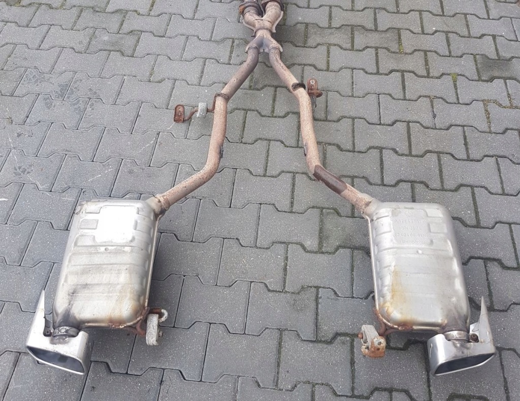 фото №8, Mercedes slk w171 lift гаситель выхлоп насадки глушителя 09r