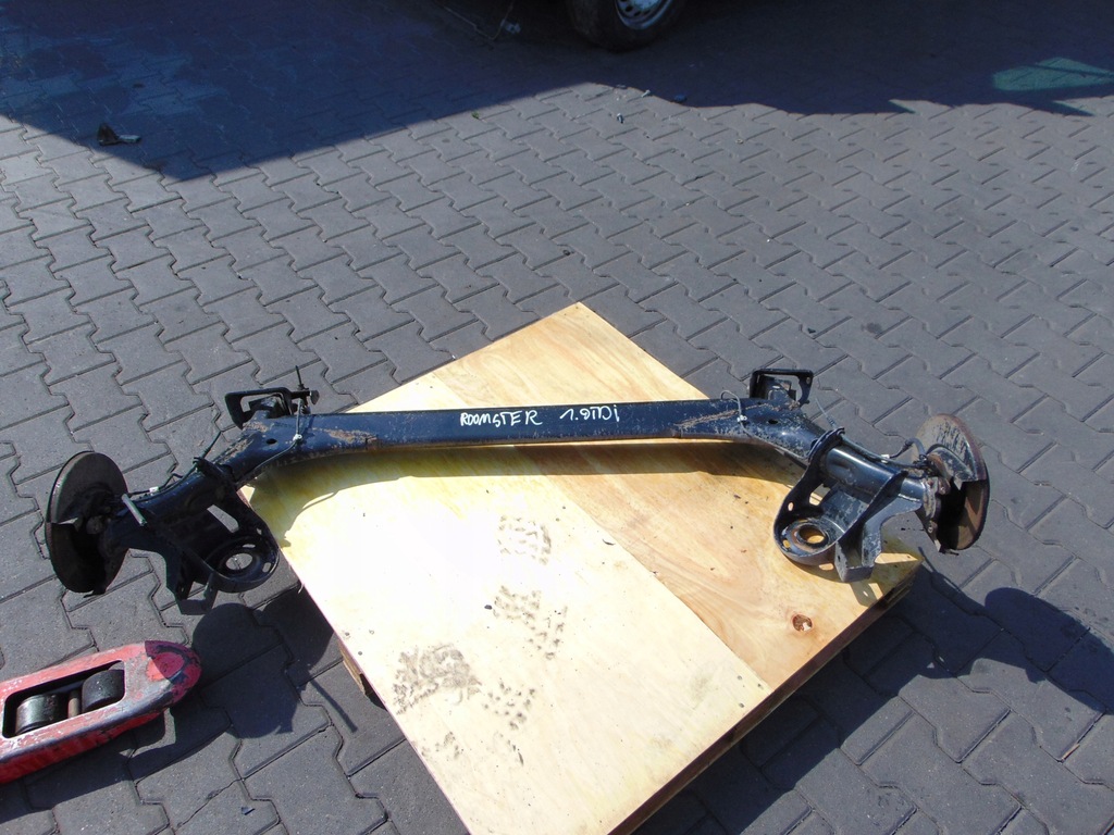 фото №1, Skoda roomster 5j балка oś подвеска задняя тормозные диски