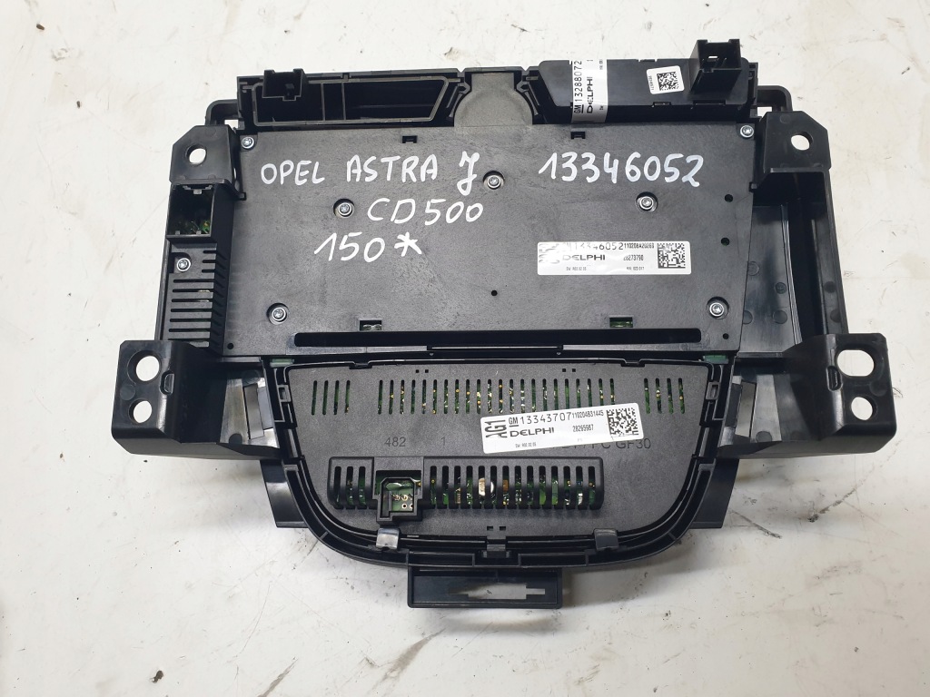фото №3, Панель радио кондиционера cd500 opel astra j 13346052