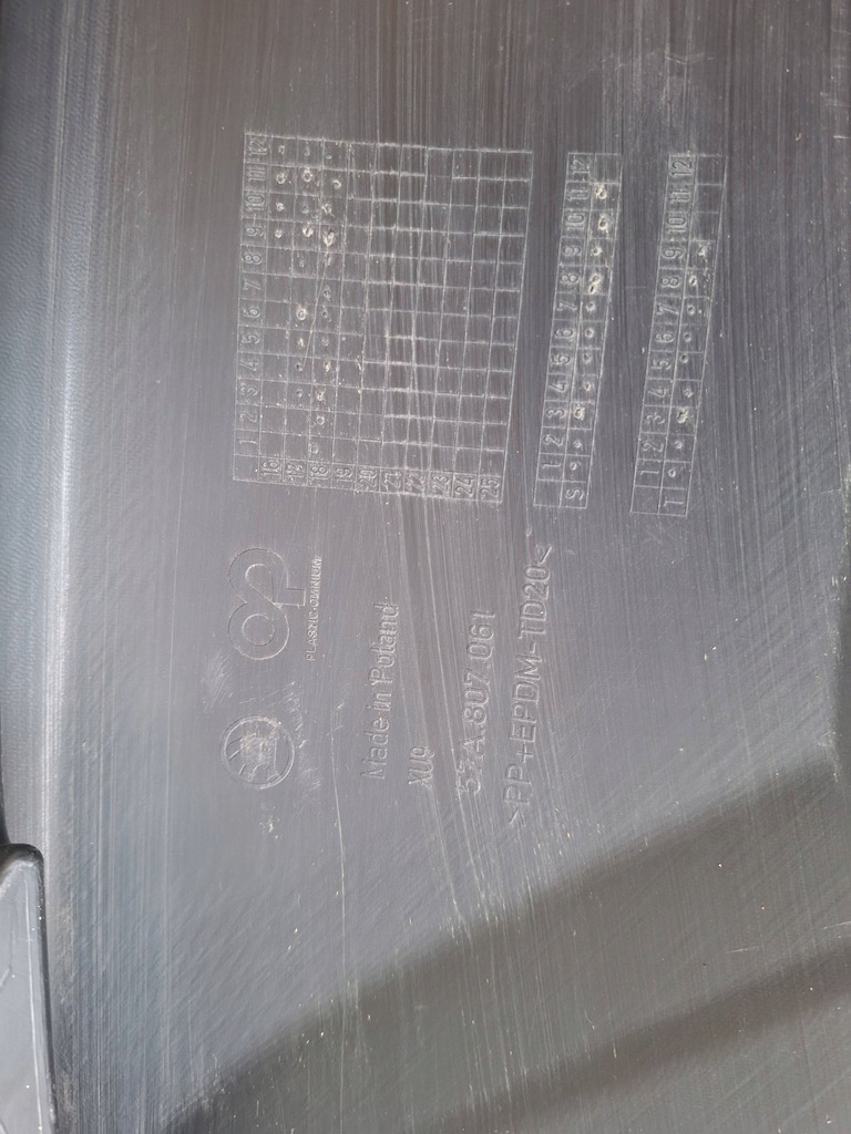 фото №8, Skoda karoq 57a накладка бампера 57a807061 оригинал