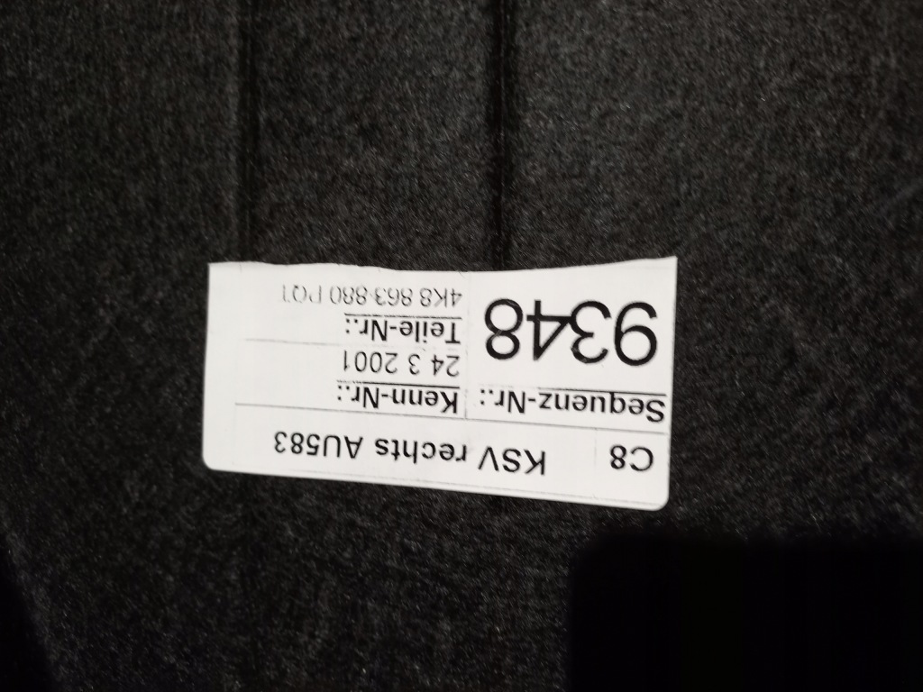 Audi a7 4k обшивка багажника правый левый 4k8863979 pqt Киев