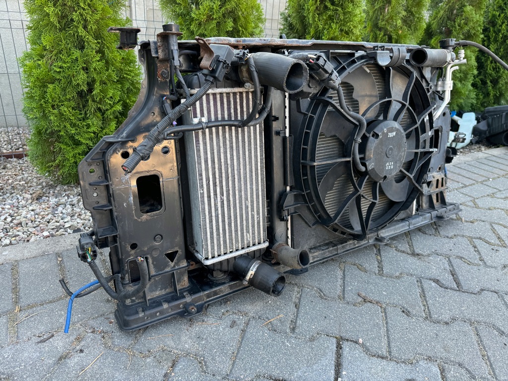 фото №6, Pas передній радіатор балка вентилятор hyundai i40 crdi