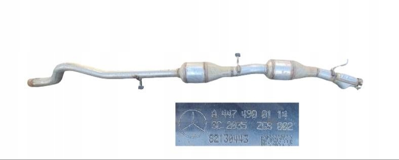 фото №1, Mercedes vito v-klasa w447 гаситель катализатор dpf труба выхлопная a447490011
